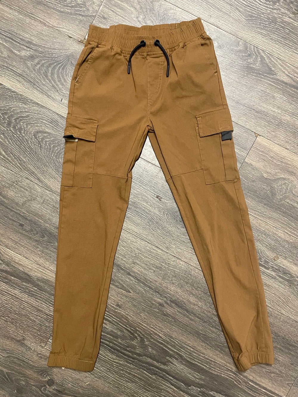 Retro stitch brown Cargo Jogger Pants - Casual Utility Style size XL 18 big kid